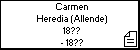 Carmen Heredia (Allende)
