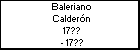 Baleriano Caldern