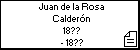 Juan de la Rosa Caldern