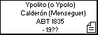 Ypolito (o Ypolo) Caldern (Menseguet)
