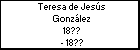 Teresa de Jess Gonzlez
