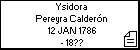 Ysidora Pereyra Caldern