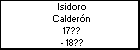 Isidoro Caldern