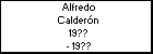 Alfredo Caldern