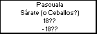 Pascuala Srate (o Ceballos?)