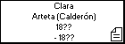 Clara Arteta (Caldern)