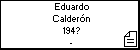 Eduardo Caldern