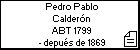 Pedro Pablo Caldern