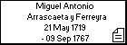Miguel Antonio Arrascaeta y Ferreyra