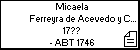 Micaela Ferreyra de Acevedo y Casas