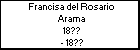 Francisa del Rosario Arama