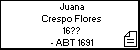 Juana Crespo Flores