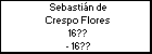Sebastin de Crespo Flores