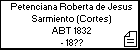 Petenciana Roberta de Jesus Sarmiento (Cortes)