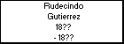 Rudecindo Gutierrez