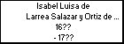 Isabel Luisa de Larrea Salazar y Ortiz de Largacha