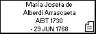 Mara Josefa de Alberdi Arrascaeta