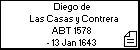 Diego de Las Casas y Contrera