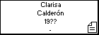 Clarisa Caldern
