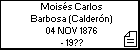 Moiss Carlos Barbosa (Caldern)