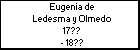 Eugenia de Ledesma y Olmedo