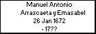 Manuel Antonio Arrascaeta y Emasabel