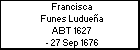 Francisca Funes Luduea