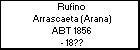 Rufino Arrascaeta (Arana)