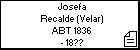 Josefa Recalde (Velar)