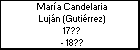 Mara Candelaria Lujn (Gutirrez)