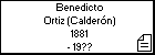 Benedicto Ortiz (Caldern)