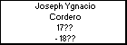 Joseph Ygnacio Cordero