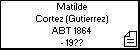 Matilde Cortez (Gutierrez)