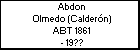 Abdon Olmedo (Caldern)