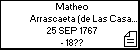 Matheo Arrascaeta (de Las Casas)