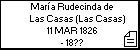 Mara Rudecinda de Las Casas (Las Casas)
