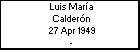 Luis Mara Caldern