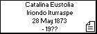 Catalina Eustolia Iriondo Iturraspe