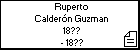 Ruperto Caldern Guzman