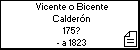 Vicente o Bicente Caldern