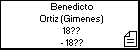 Benedicto Ortiz (Gimenes)