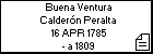 Buena Ventura Caldern Peralta