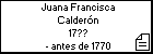 Juana Francisca Caldern