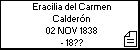 Eracilia del Carmen Caldern