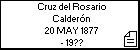 Cruz del Rosario Caldern