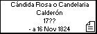Cndida Rosa o Candelaria Caldern