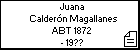 Juana Caldern Magallanes