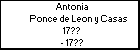 Antonia Ponce de Leon y Casas
