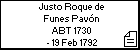 Justo Roque de Funes Pavn