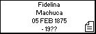 Fidelina Machuca